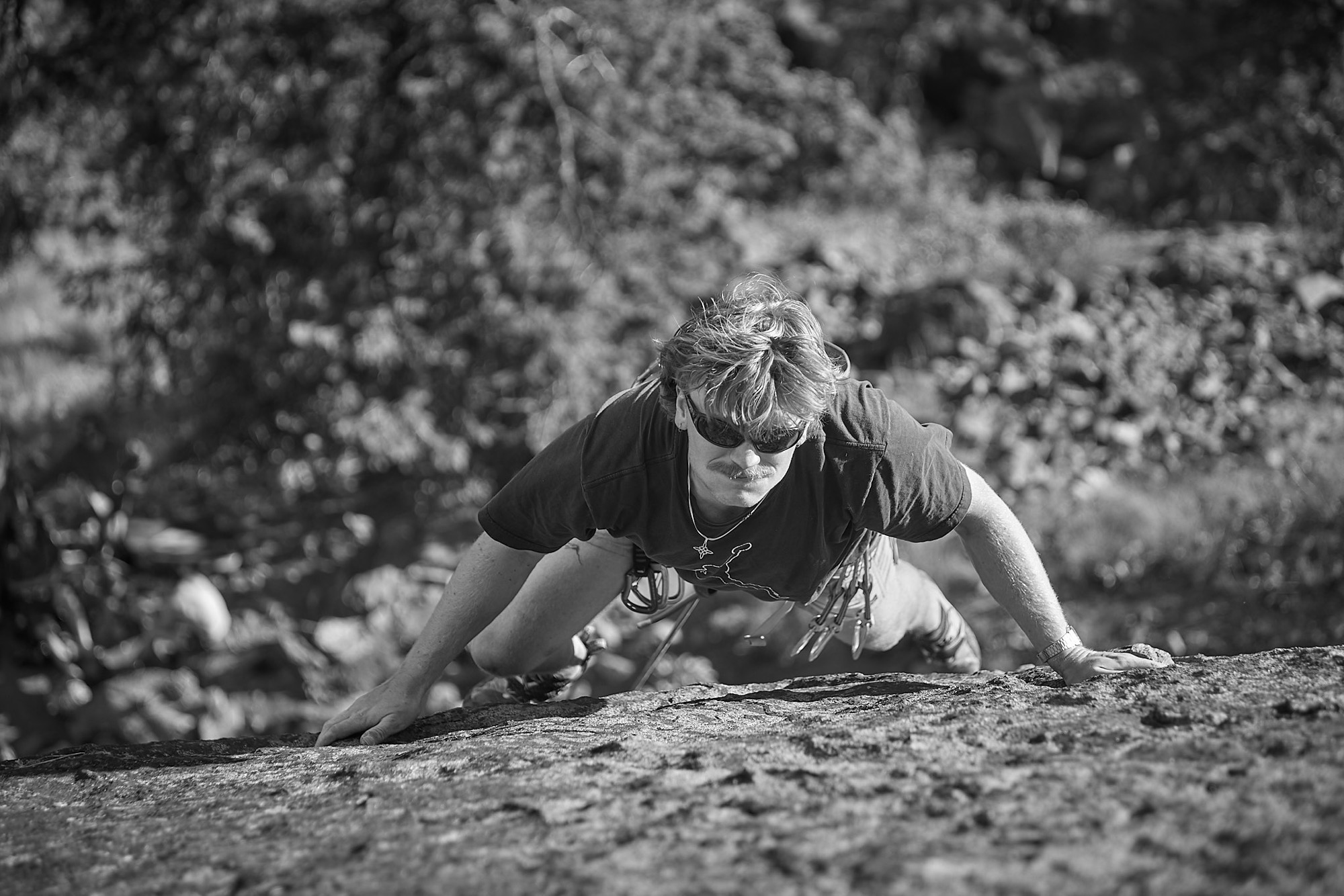 Rock Climbing Black & White - Image 8